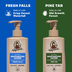 Dr. Squatch ingredients label with natural components for gentle hydration