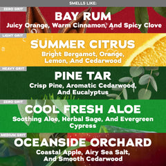 Dr. Squatch Oceanside Orchard bar in hand for easy shower use