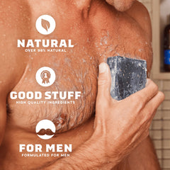 Dr. Squatch Wood Barrel Bourbon deodorant stick for all-day natural odor control