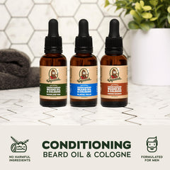 Dr. Squatch Woodland Pine bottle overhead view suggesting fresh outdoorsy scent