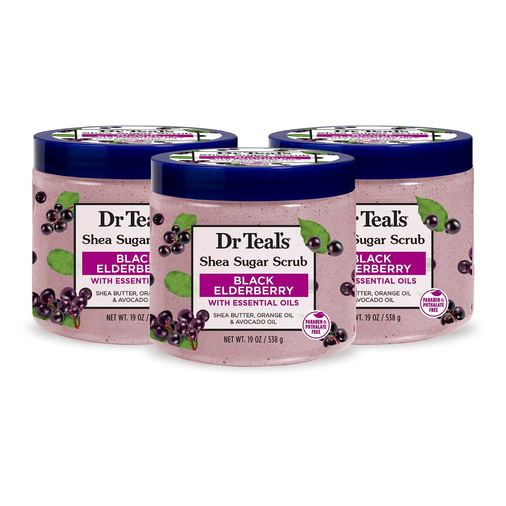 Dr Teal's front tub showing label and product name benefits