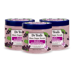 Dr Teal's front tub showing label and product name benefits