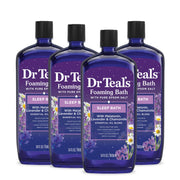 Dr Teal's front packaging showing bottle and sleep blend benefits