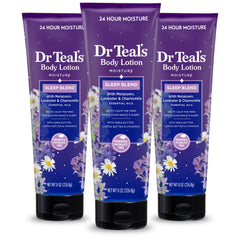 Dr Teal's front packaging showing calming sleep lotion and benefits