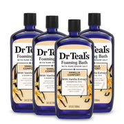 Dr Teal's front packaging showcasing vanilla comfort and benefits