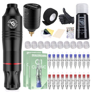Dragonhawk Atom front view showing compact pen and ergonomic shape for control