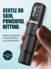 Dragonhawk atom2 pro rotary pen closeup highlighting ergonomic grip and control