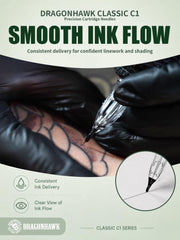 Dragonhawk cartridge attached to rotary pen for quick tool swaps