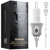 Dragonhawk front packaging showing 50-count and product name for quick studio restock benefit