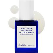 Dr.Althea front bottle showing clean vegan retinol serum packaging and clear branding benefits