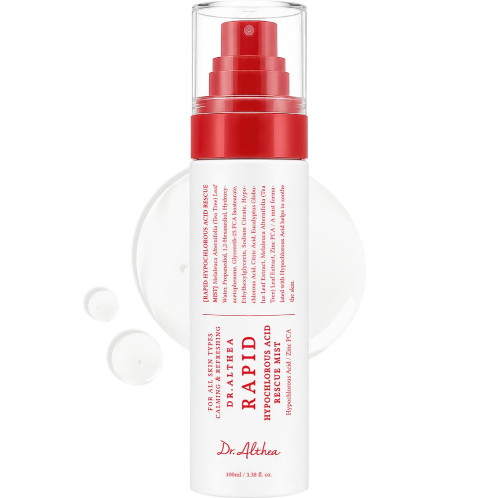 Dr.Althea front bottle showing product branding and size for clear identification
