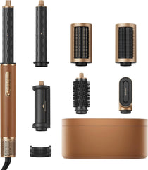 dreame Airstyle Pro front view showing sleek body and attachments, highlighting versatility