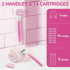 DreamGenius close-up of five nano-coated blades for a smoother, cleaner shave