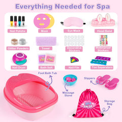 Dreamon foot spa LED lights detail creating playful ambiance for kids