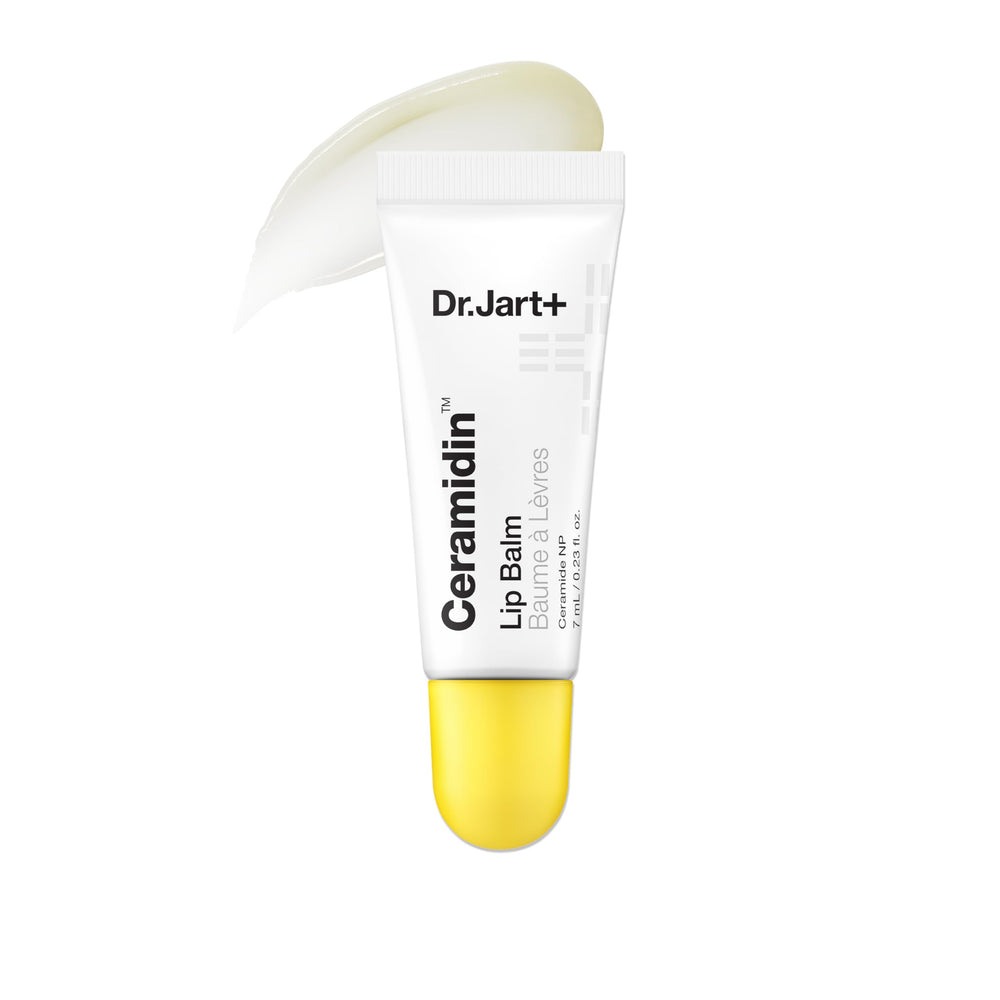 Dr.Jart+ front packaging showing compact lip balm and branding for easy travel