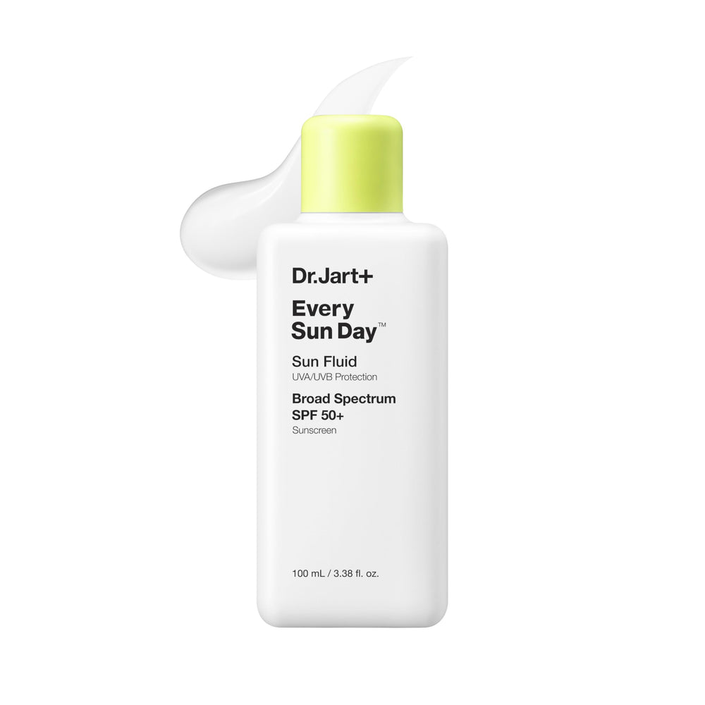 Dr.Jart+ front packaging showing bottle and SPF 50+ protection benefit