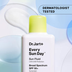 Dr.Jart+ fluid texture close-up highlighting lightweight spreadability