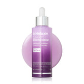 Dr.Melaxin front bottle showing product and firming benefit
