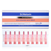 Dr.Melaxin front packaging showing ten ampoules and box for clean storage benefit