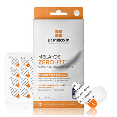 Dr.Melaxin front packaging showing product and benefits for discreet spot care