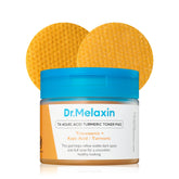 Dr.Melaxin front packaging displaying 70 pads and benefits