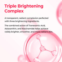 Dr.Melaxin product label highlighting TXA, astaxanthin, and niacinamide benefits