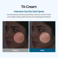 DR.Melaxin cream texture close-up highlighting silky hydration and absorbency