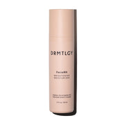 DRMTLGY front jar showing compact brightening moisturizer for travel-friendly hydration