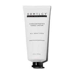 DRMTLGY hand cream front packaging showing tube and branding for easy identification