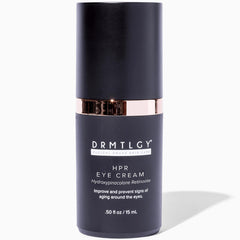 DRMTLGY jar front view showing compact packaging and brand clarity for easy storage