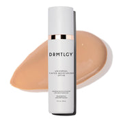 DRMTLGY front packaging showing tinted moisturizer and benefits