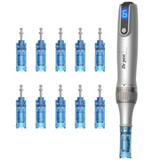 Dr.pen M8S front view showing compact pen design and controls for easy handling