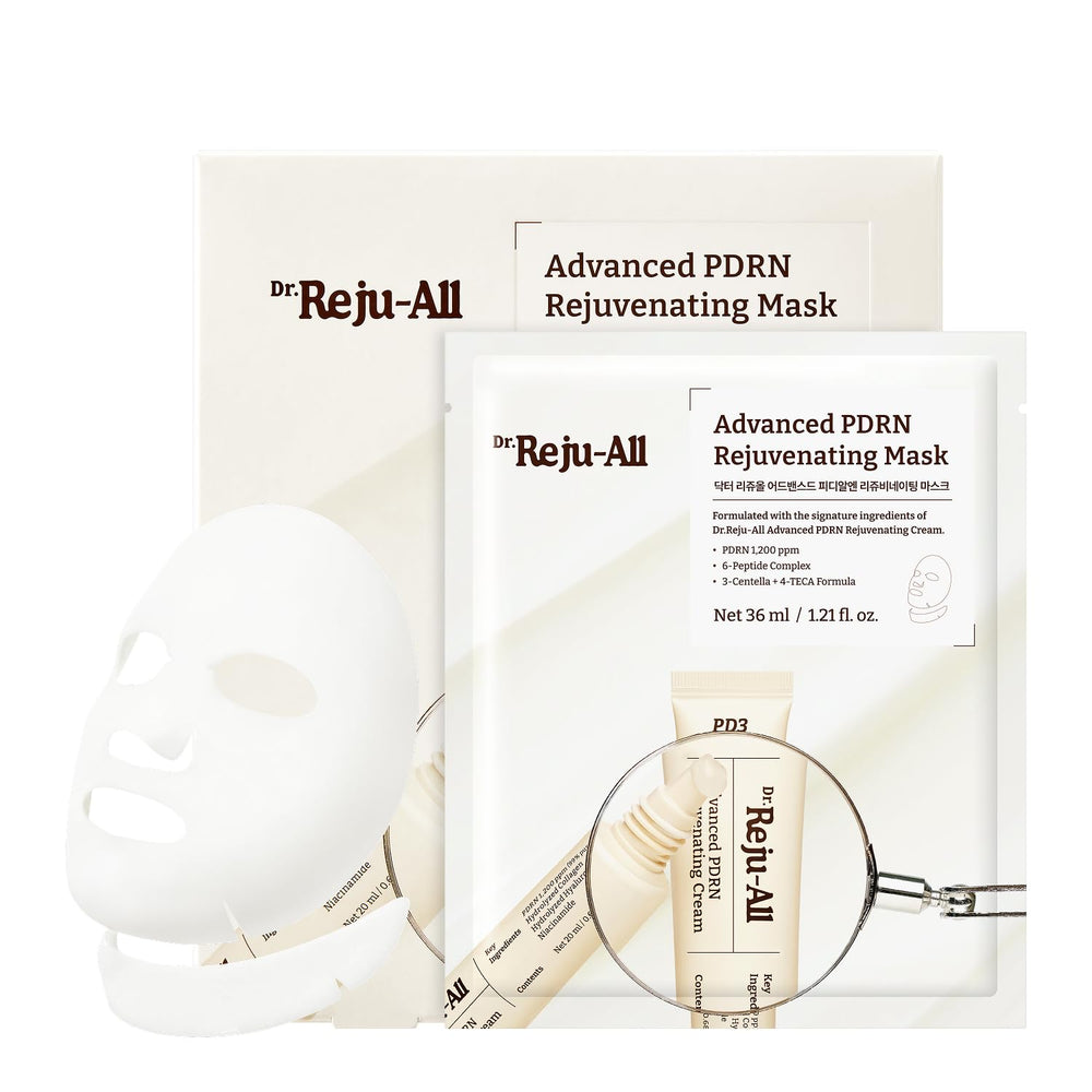 Dr.Reju-All front packaging showing face and neck mask set benefits