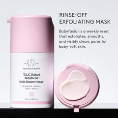 Model applying Drunk Elephant mask demonstrating even coverage and convenience
