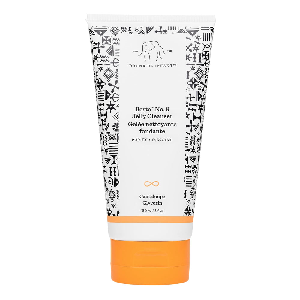 Drunk Elephant front packaging showing travel-size bottle and clear labeling for easy identification
