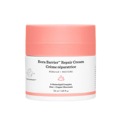 Drunk Elephant jar front view showing clean clinical packaging and moisturizing benefit