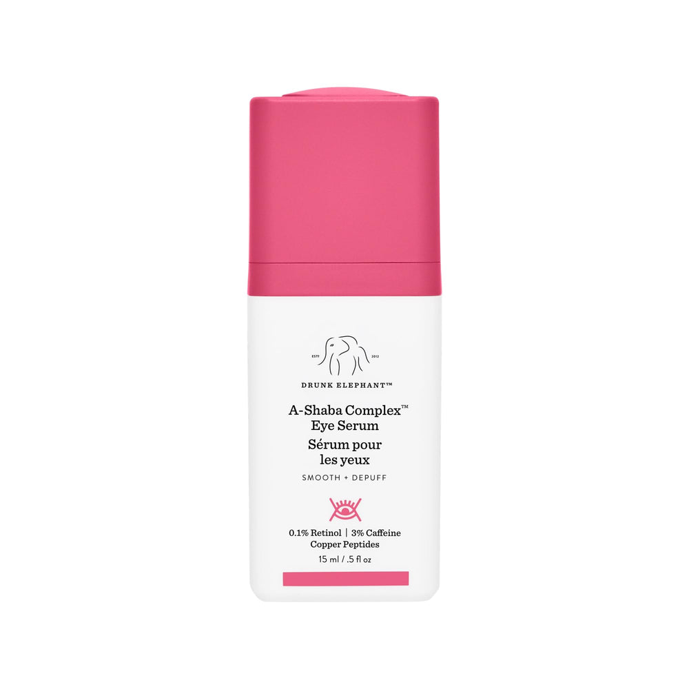 Drunk Elephant bottle front view showing clean packaging and product clarity