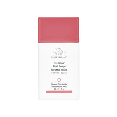 Drunk Elephant front bottle shot showing peachy-pink serum and clean packaging benefit: clear product info