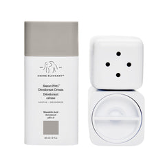 Drunk Elephant cream texture close-up highlighting smooth moisturizing finish
