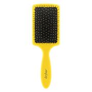 Drybar front view of Lemon Bar paddle brush shows full face and shape for efficient smoothing