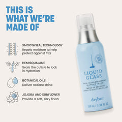 Drybar cream texture close-up revealing smooth, lightweight consistency for easy styling