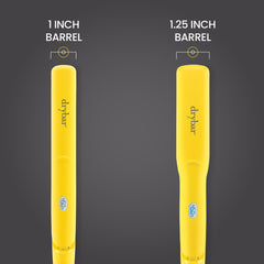 Drybar plate close-up highlighting titanium surface for smooth glide and shine