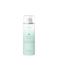 Drybar Triple Sec front bottle showing branding and travel size for easy styling