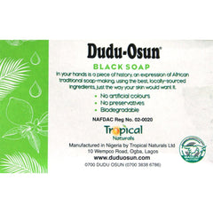 Dudu-Osun lather in hand demonstrating creamy foam and easy rinsing benefit