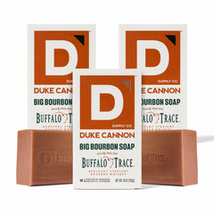 Duke Cannon front packaging showing American Bourbon scent and bold branding