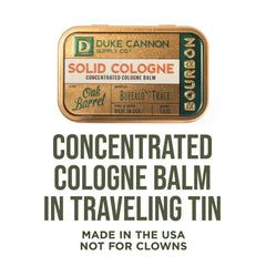 Duke Cannon close-up of balm texture showing smooth, concentrated formula