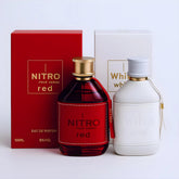 Dumont Nitro set front packaging showing both bottles and gold lettering, premium gift-ready look