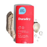 Duradry Barça front packaging showing clinical-strength protection and portable size