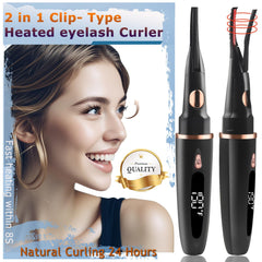 Dust2Oasis front view showing compact curler and portability benefit