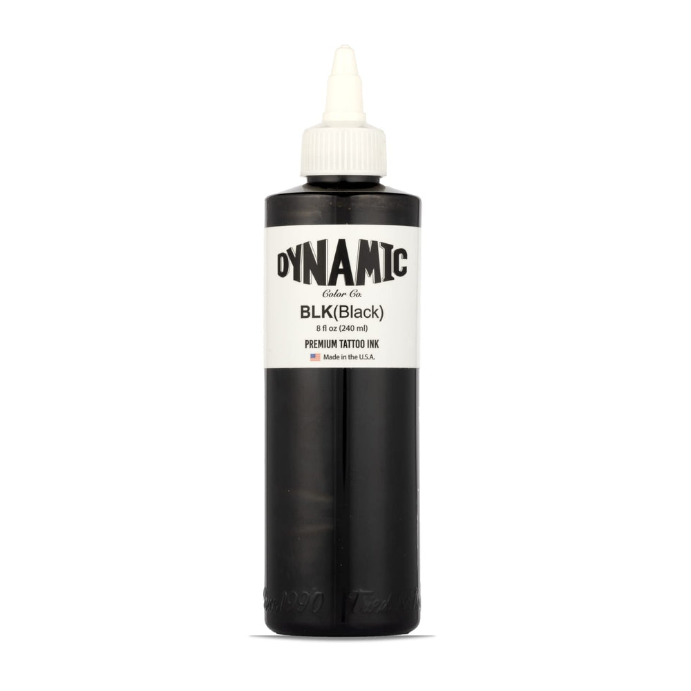 Dynamic Color front label on 8 oz bottle showing brand and clear product info
